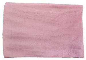 Deka flanel fleece - růžová - 70 x 100 cm