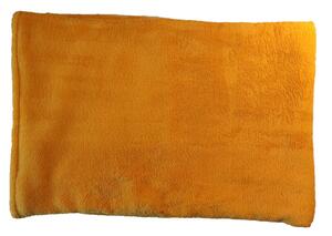 Deka coral fleece - žlutá - 70 x 100 cm