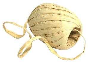 Papírová stuha vázací 30 m - Raffia krémová 7002302