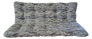 Polstr a opěrka na zahradní houpačku - 120 cm - peříčka - 120 cm