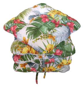 Podsedák na židli foukaný se šňůrkou - 40 x 40 - Honolulu - sada 4 ks