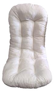 Sedák na křeslo 130 x 55 cm, typ Swivel - bílý