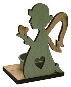 Svícen andělíček mint 11,5cm 9305017