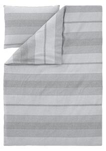 Livarno® Ložní povlečení Renforcé, 140 x 200 cm, 70 x 90 cm (bílá/šedá) (100411520002)