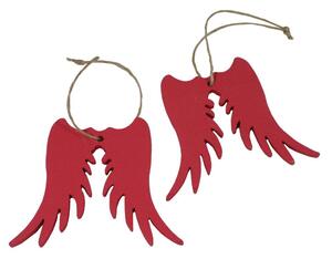 Dekorace závěsná křídla 10 cm -2 ks 3001388