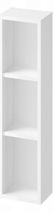 Cersanit Larga, vysoká otevřená závěsná skříňka 80x20cm modulární, bílá, S932-079