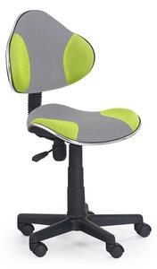 HALMAR FLASH 2 dětská židle šedá/zelená