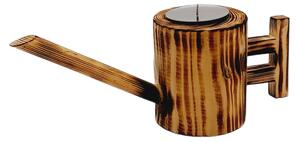 Dekorace Dřevo výrobky Dřevěná dekorativní konvička se svíčkou