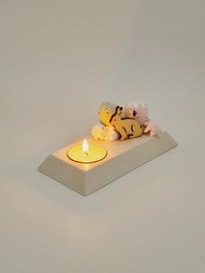 Dekorace Dřevo výrobky Velikonoční dekorace na čajovou svíčku - 14,5 x 7 x cm 17/B
