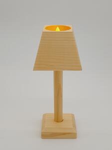 Dekorace Dřevo výrobky Dřevěná lampička s LED svíčkou 23/PR