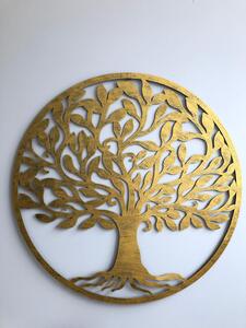 Bohatý strom života 100cm Barva: Zlatá 100cm