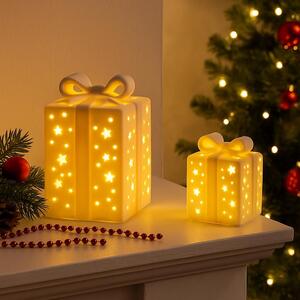 Dárek svítící LED 12*8cm 3140011B