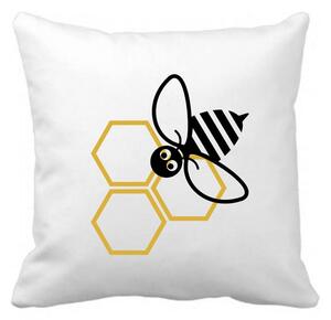 Jarní dekorační polštářek včelka