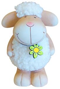 Ovečka s kytičkou 4000342 18cm