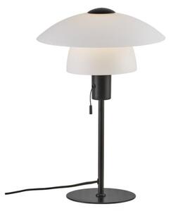 NORDLUX Stolní lampa NORDLUX Verona s klasickým stínidlem v černobílé kombinaci - 2010875001