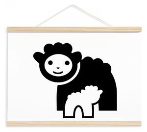 Dětský plakát/obrázek - ovečka