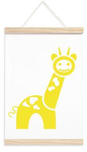 Pieris design Dětský plakát - žirafa