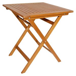 Sunfun Diana Balkonový stůl sklopný, 65 × 65 × 74 cm, dřevo z eukalyptu