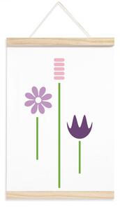 Pieris design Dětský plakát - luční květiny