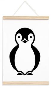 Pieris design Dětský plakát tučňák