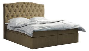 Čalouněná postel CARRY 90x200 cm Odstín látky: Béžová (Fresh 01) - eTapik