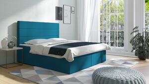 Čalouněná postel CLARE 90x200 cm Odstín látky: Světlá modrá (Kronos 13) - eTapik
