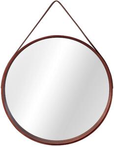 Tutumi - Kulaté zrcadlo Loft - hnědá - 50 cm