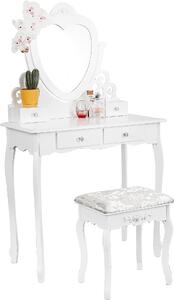 Aga Toaletní stolek se zrcadlem + taburetem MRDT01