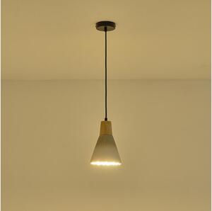 Lustr na lanku GESSO 1xE27/15W/230V krémová
