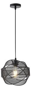 Lustr na lanku OGGI 1xE27/40W/230V černá