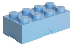 Světle modrý box na svačinu LEGO® Lunch 20 x 10 cm