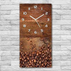 Moderní hodiny nástěnné Zrnka kávy pl_zsp_30x60_f_104485723