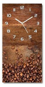 Moderní hodiny nástěnné Zrnka kávy pl_zsp_30x60_f_104485723