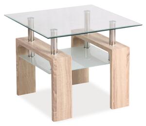 Skleněný konferenční stůl Sego358, 60x60cm
