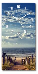 Nástěnné hodiny tiché Stezka na pláž pl_zsp_30x60_f_105624494