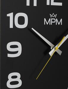 Tradiční dřevěné hodiny bílé/černé MPM E07M.4260.9000