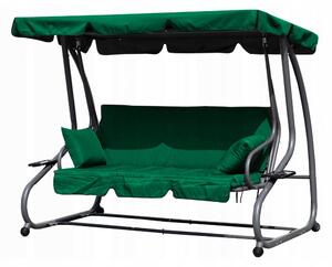 Zahradní houpačka MultiGarden G2025-B GREEN 110x160 cm zelená