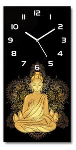 Nástěnné hodiny tiché Budha a mandala pl_zsp_30x60_f_112221840