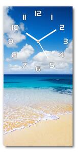 Nástěnné hodiny tiché Tropická pláž pl_zsp_30x60_f_11574570