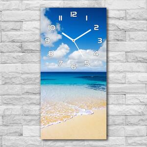 Nástěnné hodiny tiché Tropická pláž pl_zsp_30x60_f_11574570