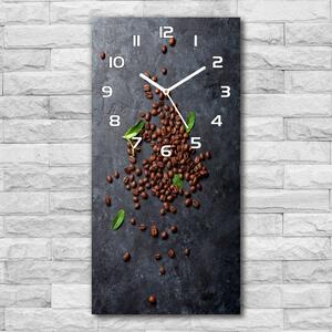 Moderní hodiny nástěnné Zrnka kávy pl_zsp_30x60_f_115651313