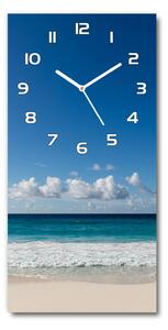 Nástěnné hodiny tiché Tropická pláž pl_zsp_30x60_f_116222008