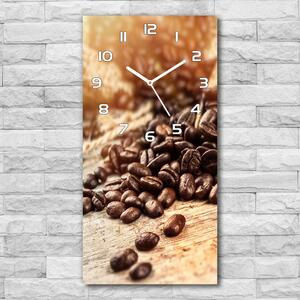 Moderní hodiny nástěnné Zrnka kávy pl_zsp_30x60_f_122026573