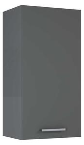 Elita Kwadro Plus skříňka 40x31.6x80 cm boční závěsné antracitová 166781