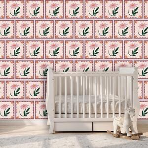 Fototapeta Vzor květů a listů, Květinové fototapety, Populární fototapety, t00460 - Tapeko.co.cz