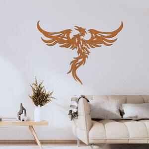 Dřevo života | Dřevěná dekorace Létající Fénix | Rozměry (cm): 40x30 | Barva: Třešeň