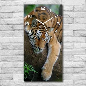 Nástěnné hodiny Tygr na stromě pl_zsp_30x60_f_4289086
