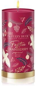 Baylis & Harding The Fuzzy Duck Winter Wonderland vonná svíčka ve skle Cranberry 390 g