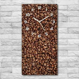 Moderní hodiny nástěnné Zrnka kávy pl_zsp_30x60_f_61382214
