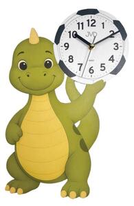 JVD Dětské nástěnné netikající tiché hodiny JVD HJ111 - DINOSAURUS ( )
